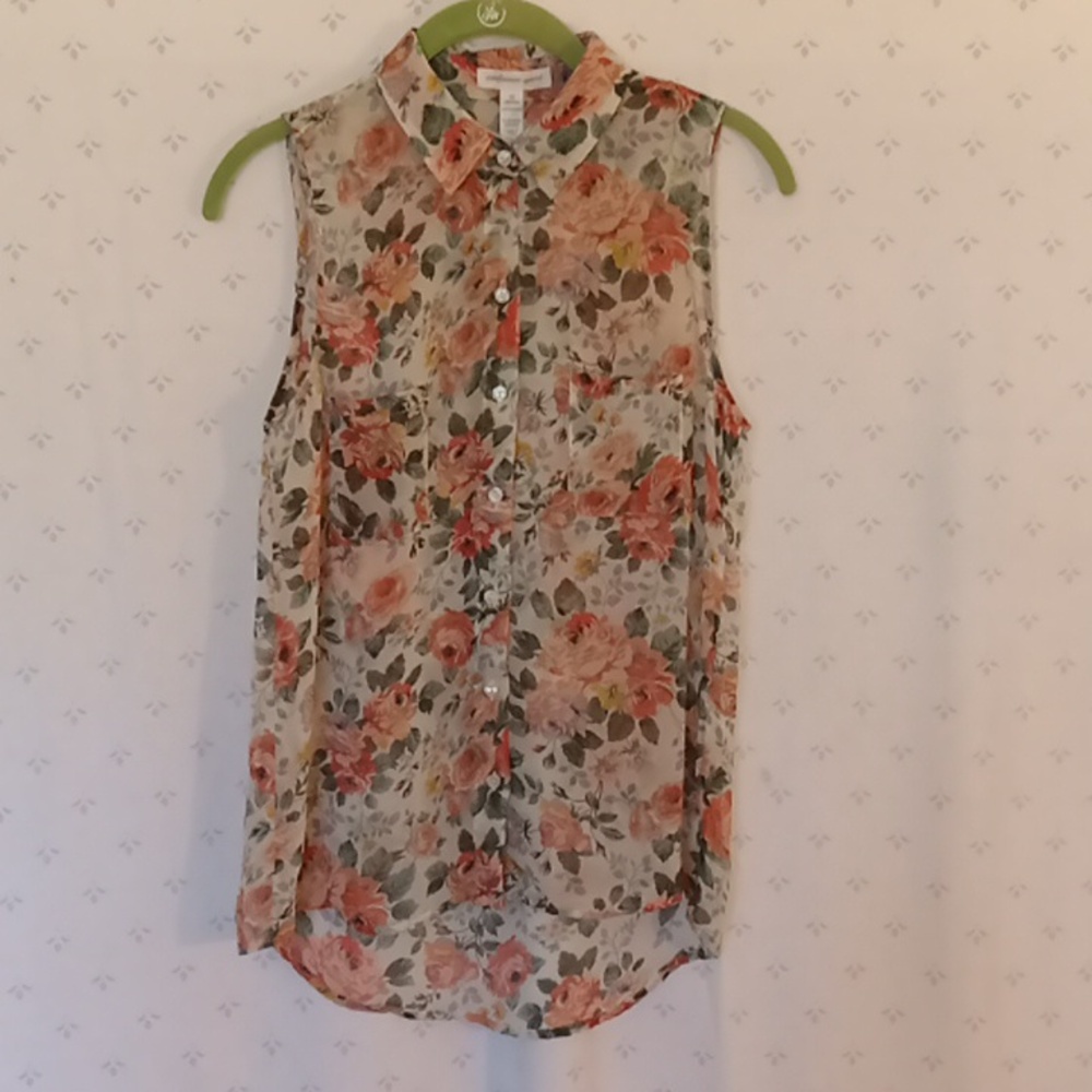 Ambiance Sleeveless Blouse  M
